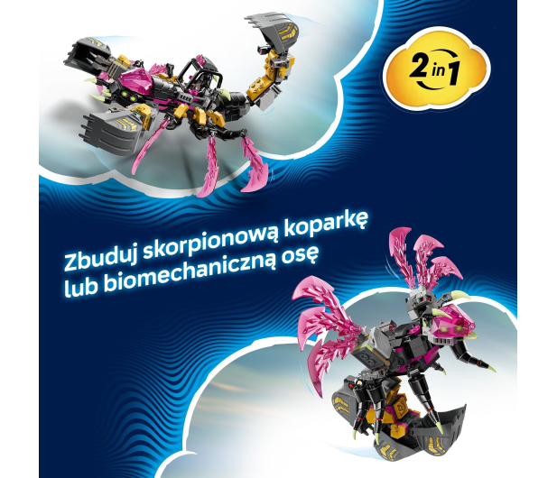 LEGO DREAMZZZ 71513 Koszmarna skorpionowa koparka - 1473527 - zdjęcie 10